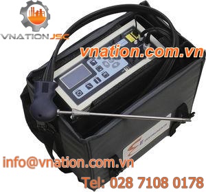 gas analyzer / temperature / portable / for monitoring gas emissions