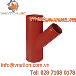 grooved fitting / reducing / Y / steel