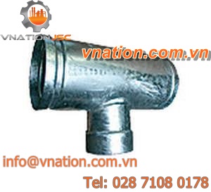 threaded fitting / grooved / reducing / T