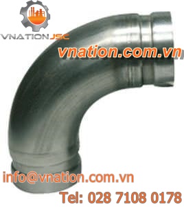 weld fitting / grooved / elbow / stainless steel