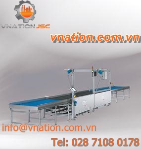 logistics checkweigher / for packaging / with belt conveyor
