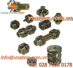 flexible coupling / torsionally rigid / encoder / stainless steel