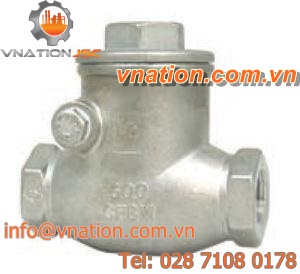 swing check valve / stainless steel