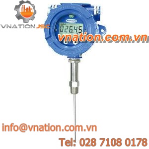 thermocouple temperature transmitter / digital / with digital display / explosion-proof