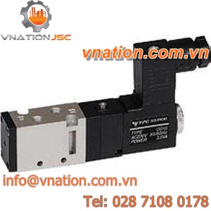 switching solenoid valve / air / 5/2-way / pneumatic