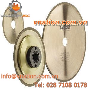 all material cutting disc / for steel / diamond-coated