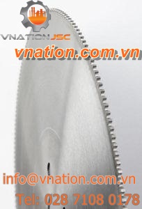 circular saw blade / bimetallic / universal use / for profiles