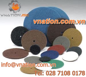 cleaning abrasive disc / aluminum / for metal / non-woven