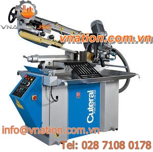 band sawing machine / miter / with cooling system / horizontal