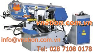 band sawing machine / miter / with cooling system / fully automatic