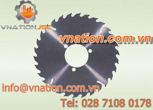 circular saw blade / tungsten carbide / for wood