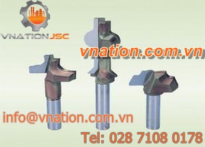 solid drill bit / for wood / tungsten carbide / straight shank