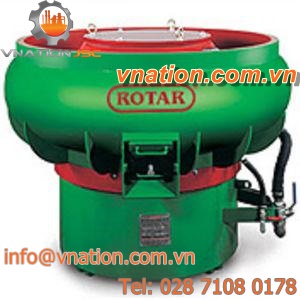 centrifugal barrel vibratory finishing machine / for bars