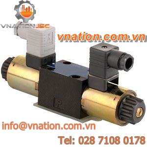 spool pneumatic directional control valve / solenoid-operated / 3-way