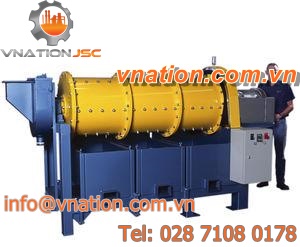 mill with rods / waste / horizontal
