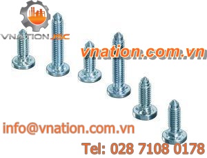 threaded stud / crimp-on / metal