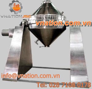 drum mixer / batch / conical / clean-in-place (CIP)