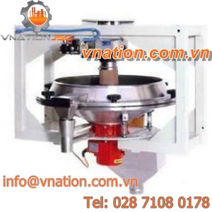 circular vibrating screener / for powders / for seeds and grains