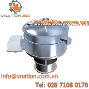 circular vibrating screener / for liquids / process
