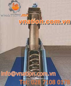 screw sieve / for liquids / sewage sludge