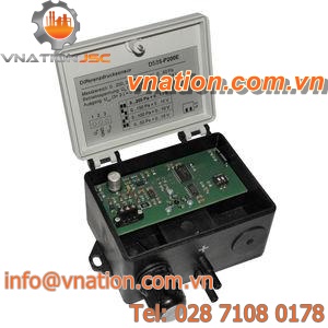 differential pressure sensor / with electrical output signal / wall-mount / IP54