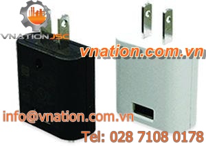 AC/DC power supply / adapter / with USB outlet