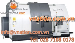 CNC milling-turning center / horizontal / 4-axis / double-turret