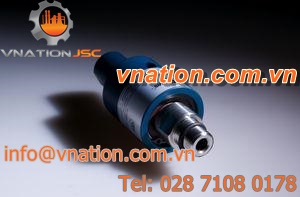 hydraulic rotary union / for machine tools / stainless steel