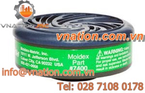 gas filter / electromagnetic / respirator / particulate