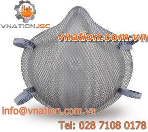 respiratory half-mask / activated carbon / particulate