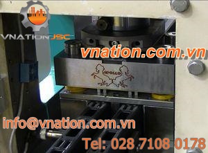 tube punching line / with mold for double vertical punching