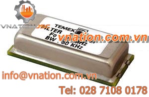 band-pass electronic filter / passive / wide-band / power line