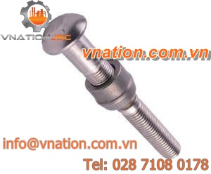 locking bolt / button head / steel / stainless steel