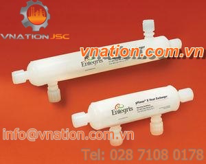 shell and tube heat exchanger / liquid/liquid / PFA