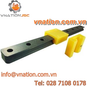 slide rail / aluminum / ceramic-coated