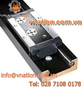 roller linear guide / high moving speeds / aluminum