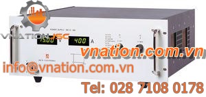AC/DC power supply / rack-mount / high-power / programmable