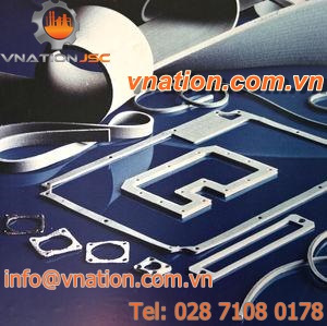 flat gasket / EMI shielding / silicone / wire