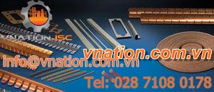 EMI shielding gasket / coated foam / spring