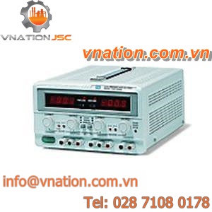 AC/DC power supply / triple-output / tabletop / programmable
