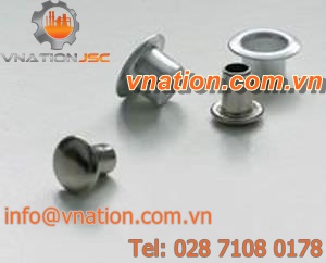 standard rivet / with round head / steel / tubular