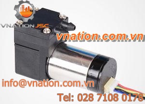 diaphragm vacuum pump / lubricated / single-stage / brushless DC rotary