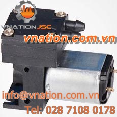 diaphragm vacuum pump / lubricated / single-stage / mini