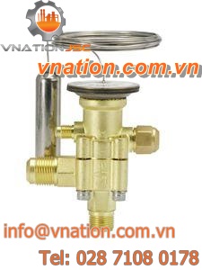 expansion thermostatic valve / stainless steel / for air conditioning
