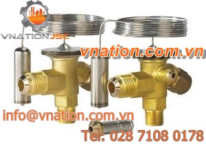 expansion thermostatic valve / for air conditioning