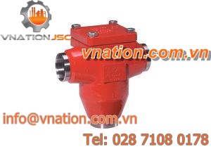 plug type valve / temperature control / for oil / for compressors