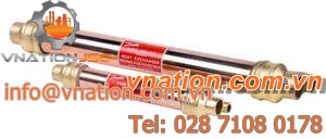 tube-tube heat exchanger / liquid/liquid / for refrigeration