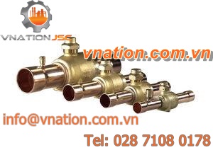 ball valve / manual / shut-off / for CO2