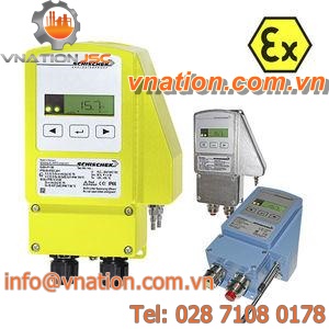 differential pressure switch / for gas / explosion-proof / binary