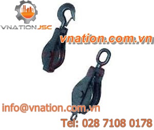 idler lifting pulley / for cables / mobile